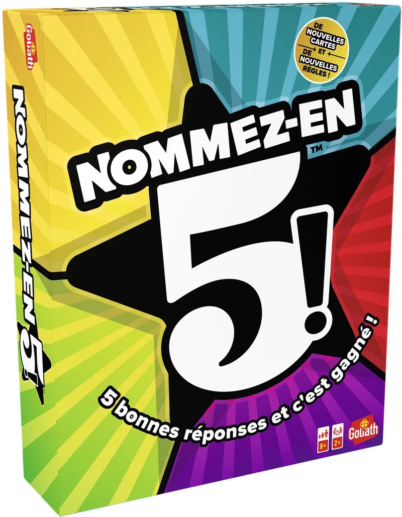 Bordspel Goliath Nommez-en 5! FR van Goliath – doos