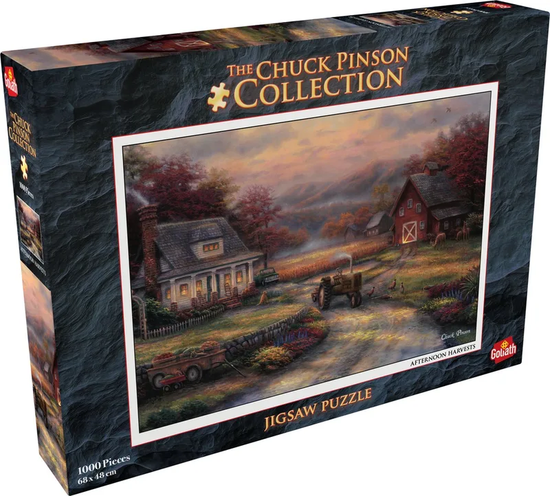 Chuck Pinson Afternoon Harvests - Puzzel - Landschap - 1000 Puzzelstukjes fra Goliath, Flerfarvet-udgave – æske