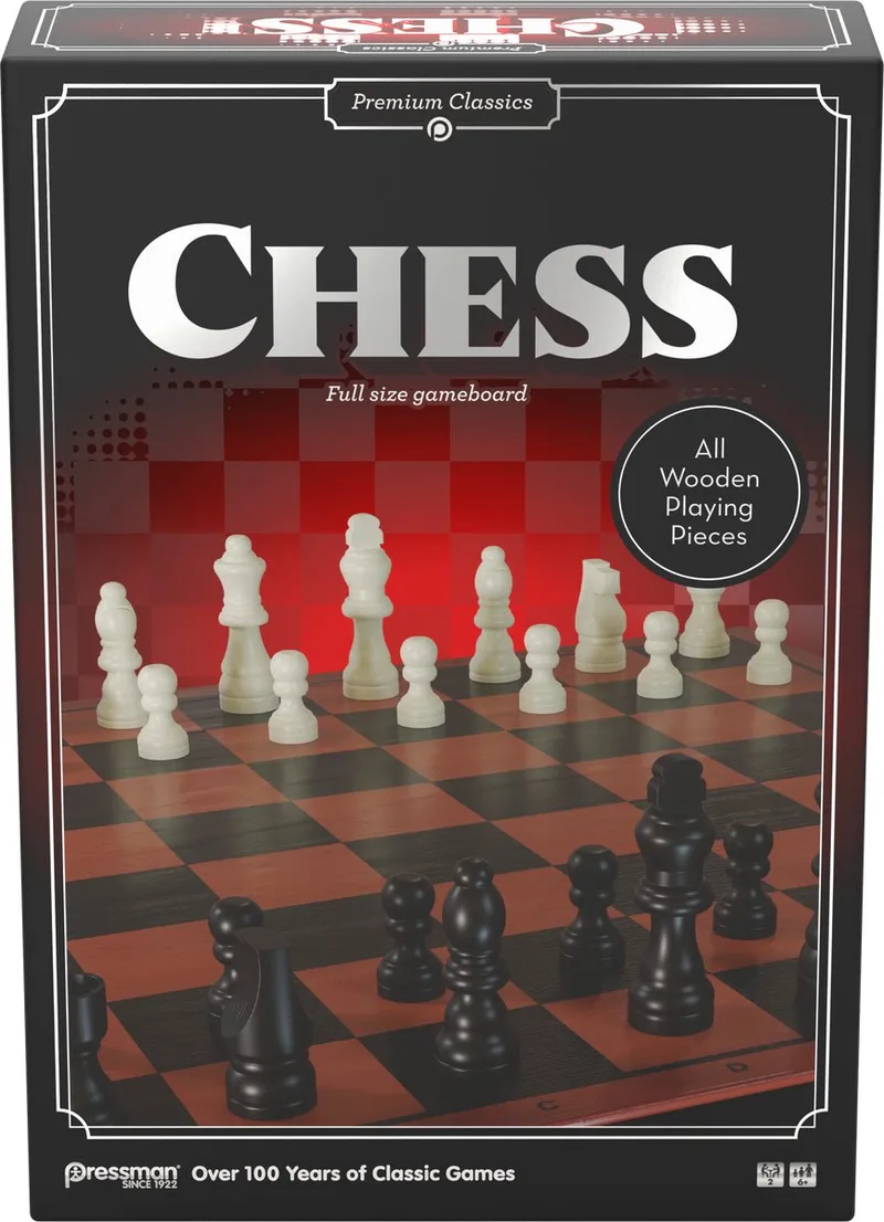 Classics Chess - Schaakspel - Schaken - 1 tegen 1 von Goliath – Schachtel
