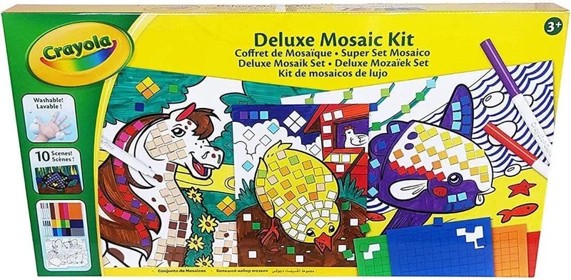Crayola - Moza�ek Set - Activiteiten voor kinderen - Crayola Kit from Goliath – box