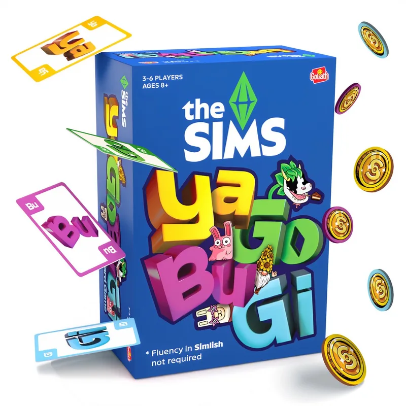 de Sims YaGoBuGi - Kaartspel - Partyspel - Spreek Simslish met je vrienden! from Goliath – box