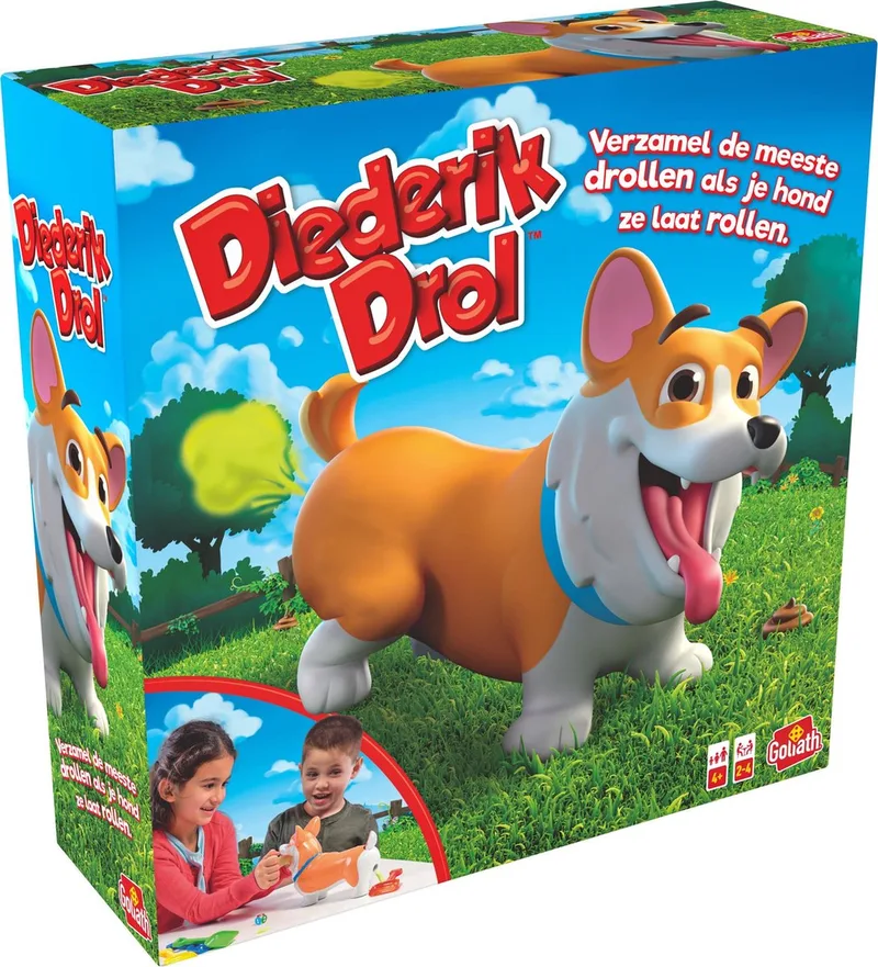 Diederik Drol - Actiespel - Kinderspel van Goliath – doos