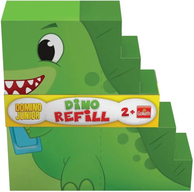 Domino Junior Twister Dino Refill 30 Dominostenen from Goliath – box