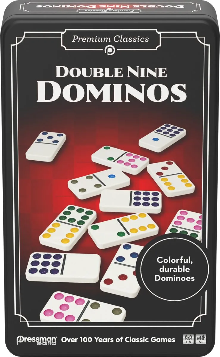 Double Nine Dominos - Actiespel - Familiespel - Domino - Denkspel van Goliath – doos