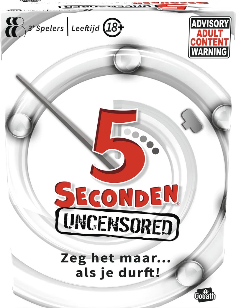 Goliath 5 seconds 18+ - Partyspel - Kaartspel - Raadspel from Goliath – box
