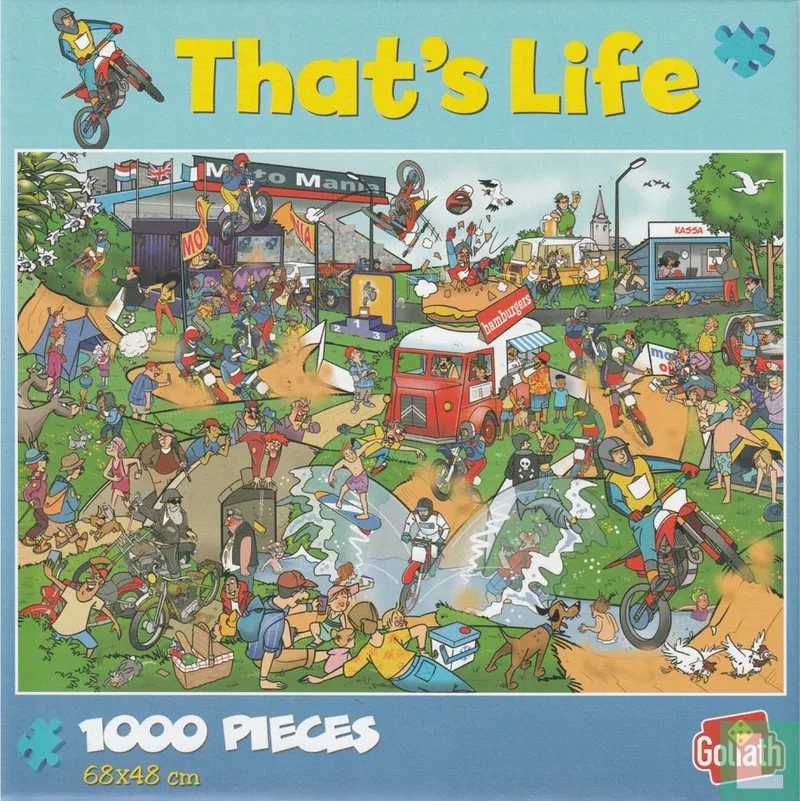 Goliath 933161 That's Life Moto Mania Legpuzzel 1000 Stukjes from Goliath – box