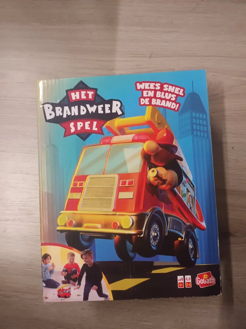 Het brandweer spel von Goliath – Schachtel