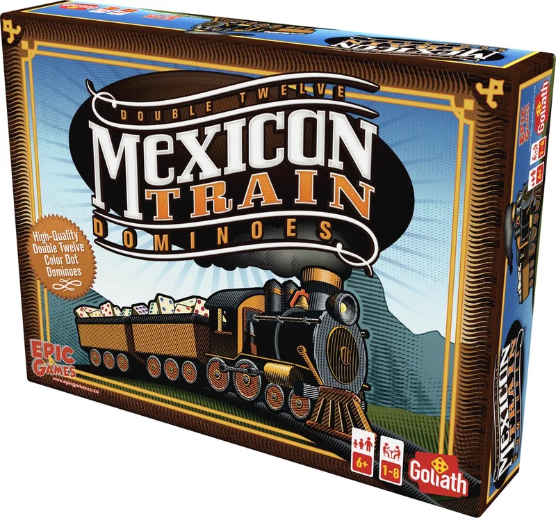 Mexican Train Dominoes - Actiespel - Domino van Goliath – doos