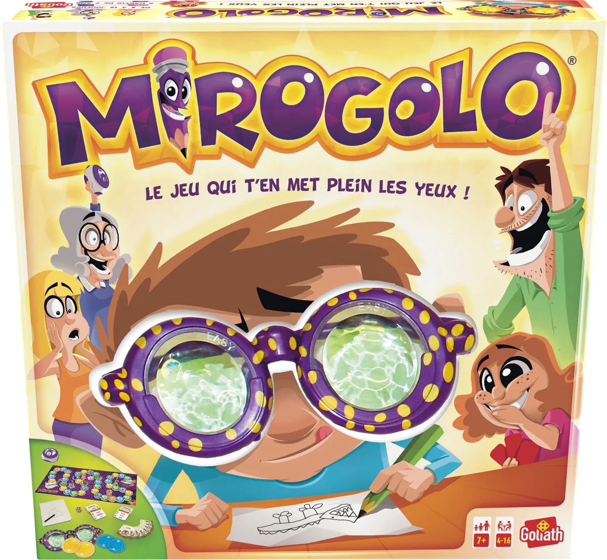 Mirogolo Gezelschapsspel (fr) de Goliath, édition Multicolore – boîte