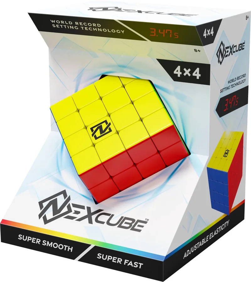 Nexcube 4x4 Stackable - Puzzelkubus - Speedcube - De snelste speedcube op de markt! van Goliath – doos