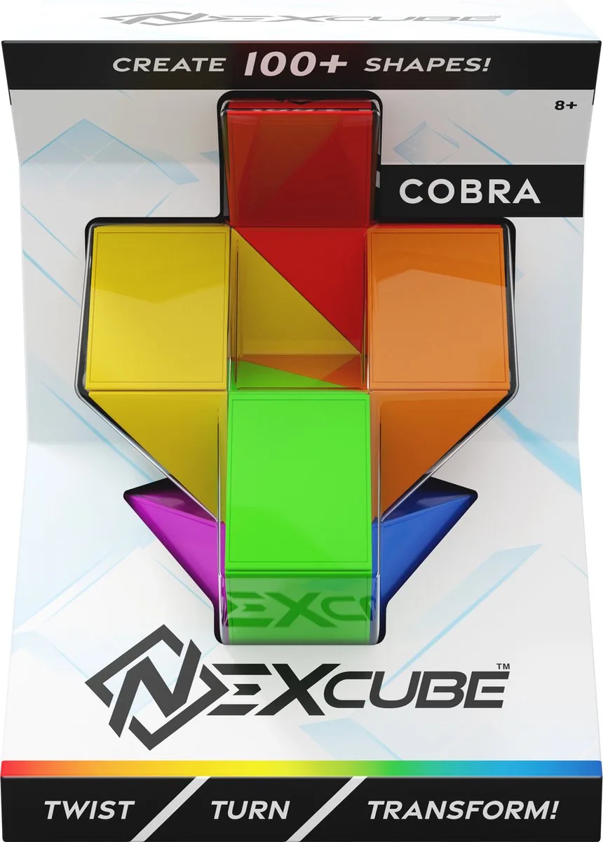 Nexcube Cobra - Breinbreker - Snake puzzel - Maak meer dan 100 figuren! de Goliath – boîte