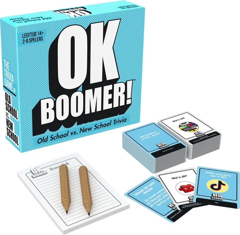 OK BOOMER - Kaartspel (NL) - Kennisquiz van Goliath – doos