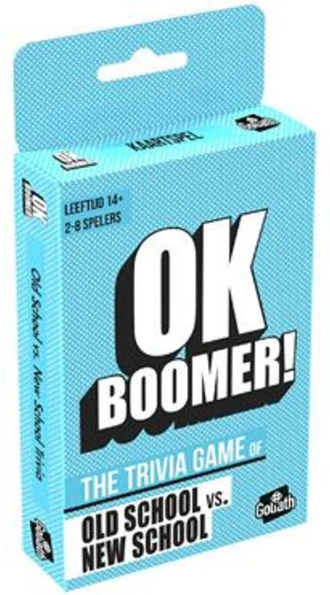 OK Boomer Pocket Kaart Spel 1 stuk van Goliath – doos