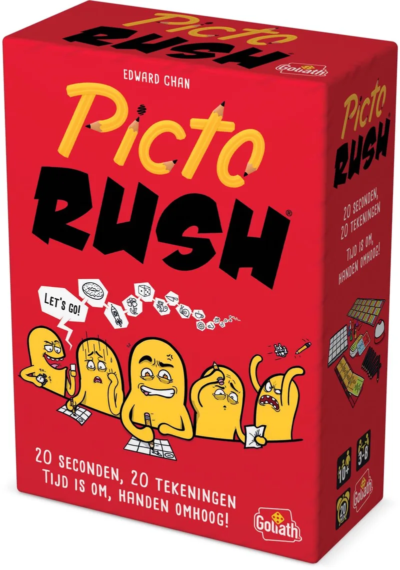 Picto Rush - Kaartspel - Tekenspel van Goliath – doos