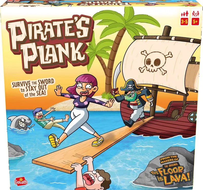 Piraten Plank - Actiespel - Kinderspel van Goliath – doos