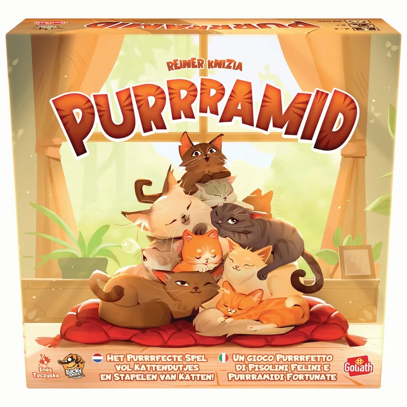 Purrramid - Familiespel - 2 tot 4 spelers - vanaf 8 jaar van Goliath – doos