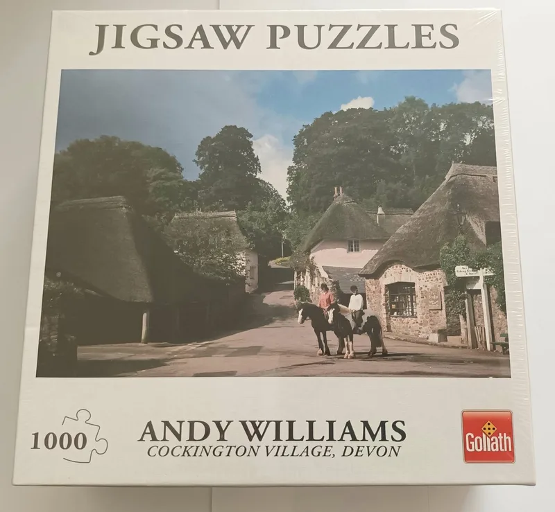 Puzzel Andy Williams Cockington 1000 Stukjes von Goliath, Ausgabe Grün – Schachtel