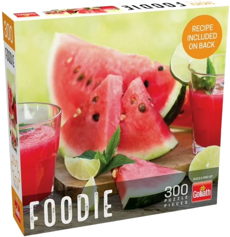 Puzzel Foodie 300 stukjes van Goliath, editie Watermeloen Smoothie – doos