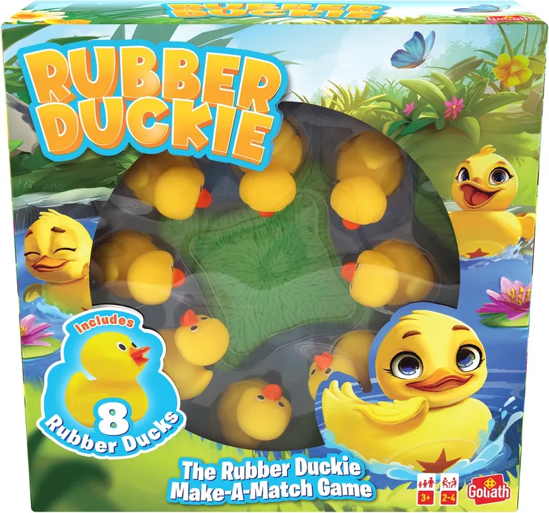 Rubber Duckie - Geheugenspel - Kinderspel - Interactief - 2-4 spelers - vanaf 3 jaar from Goliath – box