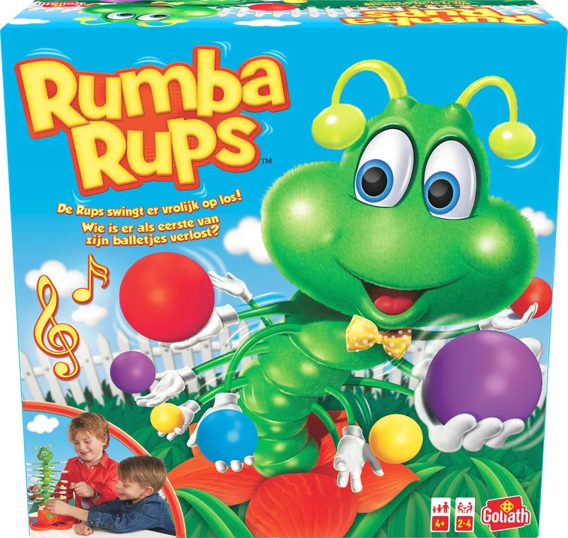 Rumba Rups - Actiespel - Kinderspel von Goliath – Schachtel