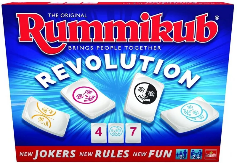Rummikub Revolution van Goliath – doos