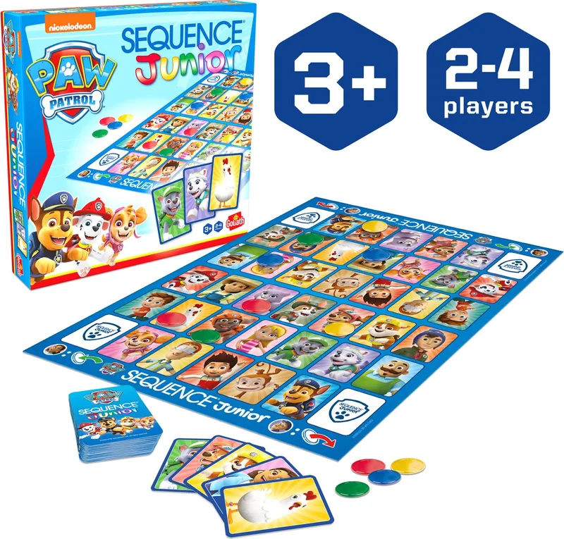 Sequence Paw Patrol - Bordspel - Kinderspel - Speel Sequence met jouw favoriete Paw Patrol helden! von Goliath – Schachtel