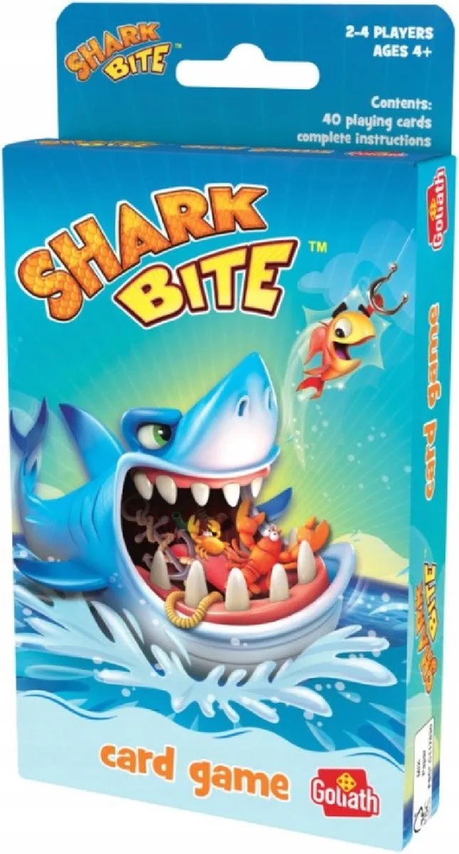 Shark Bite kaartspel - 2 tot 4 spelers from Goliath – box