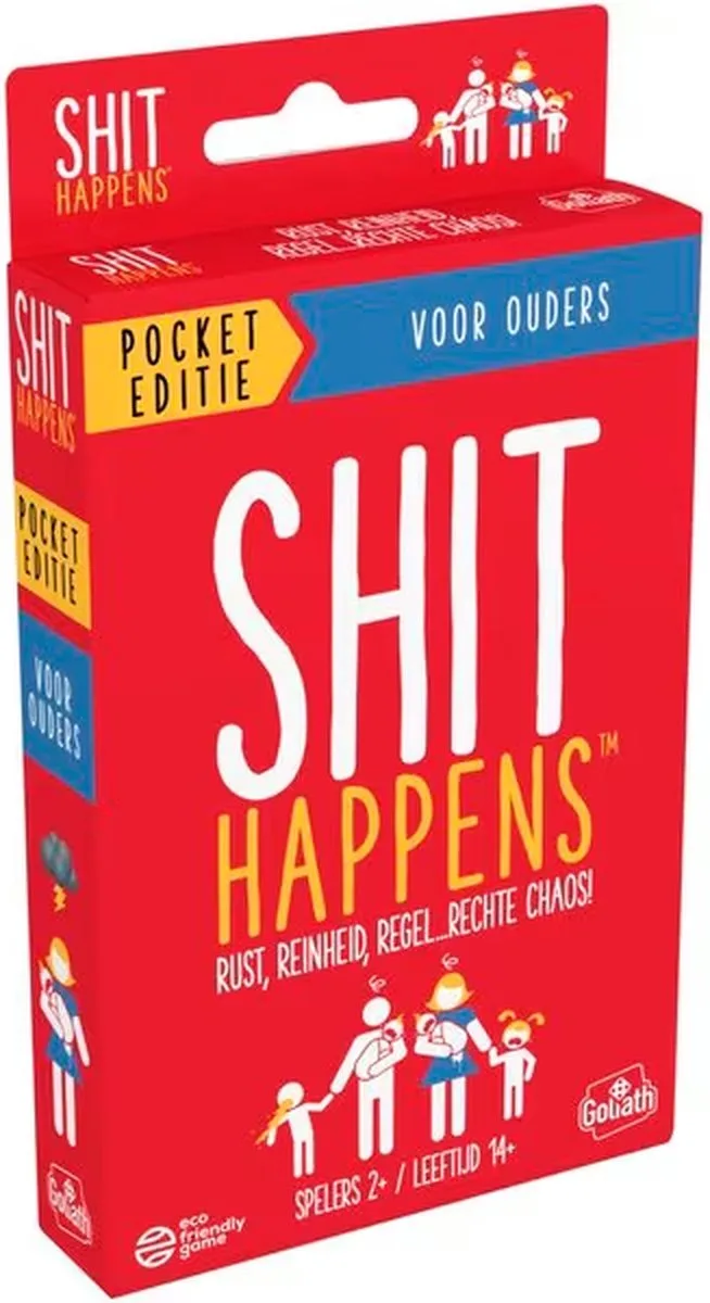Shit Happens Kaartspel de Krankzinnige Oudereditie van Goliath – doos