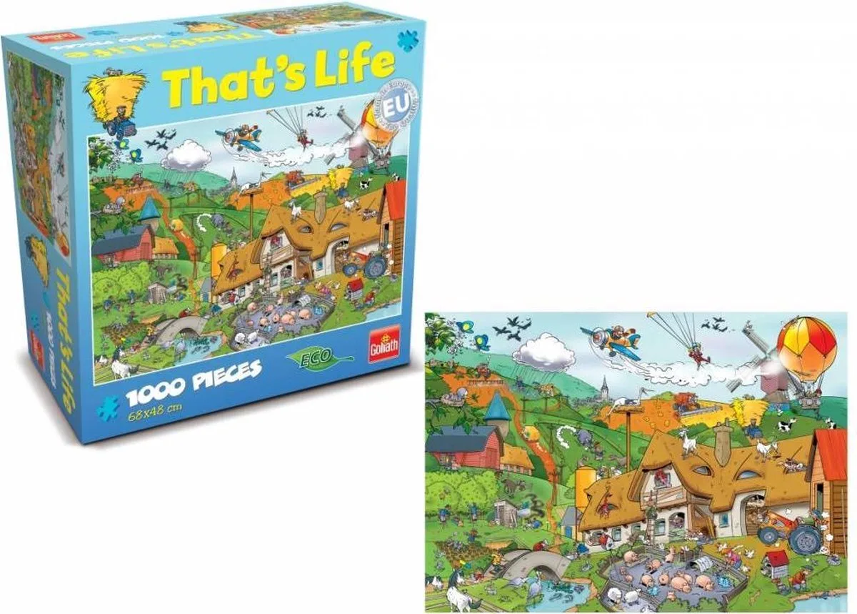 That's Life 1000pcs Farm van Goliath, editie Groen – doos