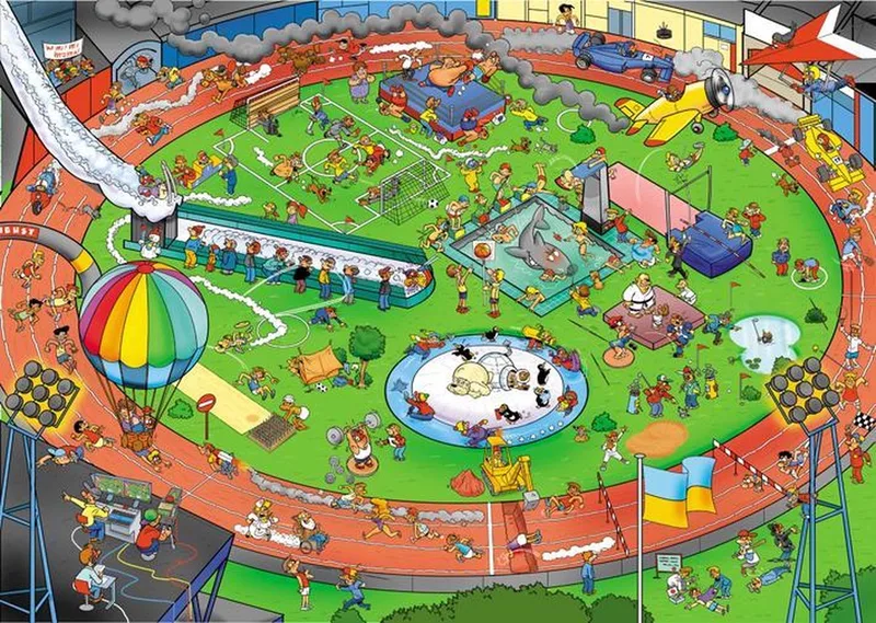 That's Life 1000pcs Sport van Goliath, editie Groen – doos