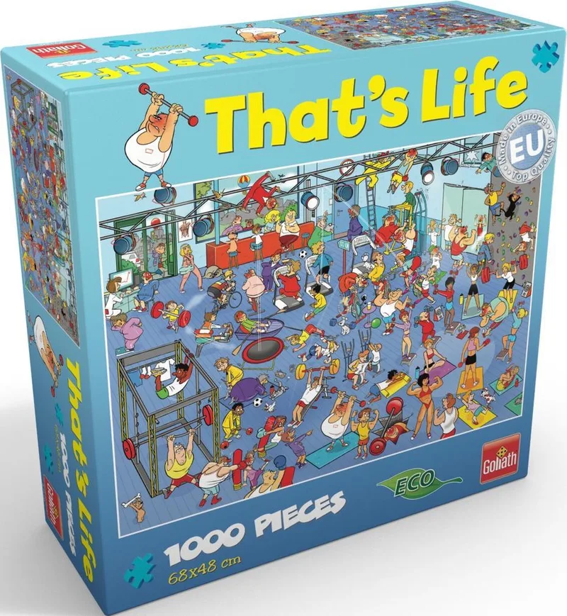 That's life 1000pcs The Gym van Goliath, editie Diverse kleuren – doos