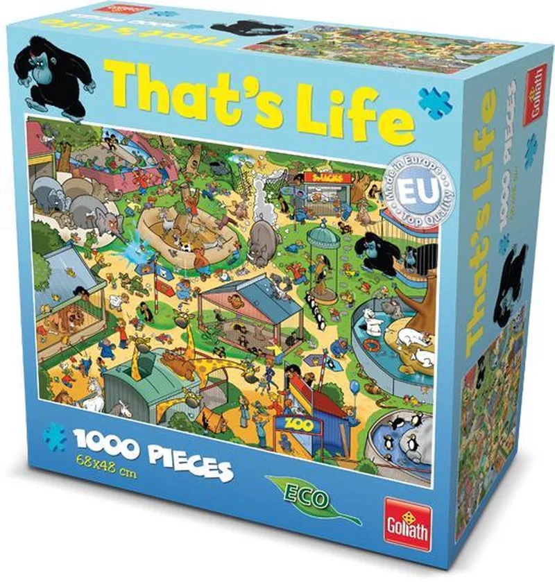 That's Life 1000pcs Zoo de Goliath, édition Diverse kleuren – boîte