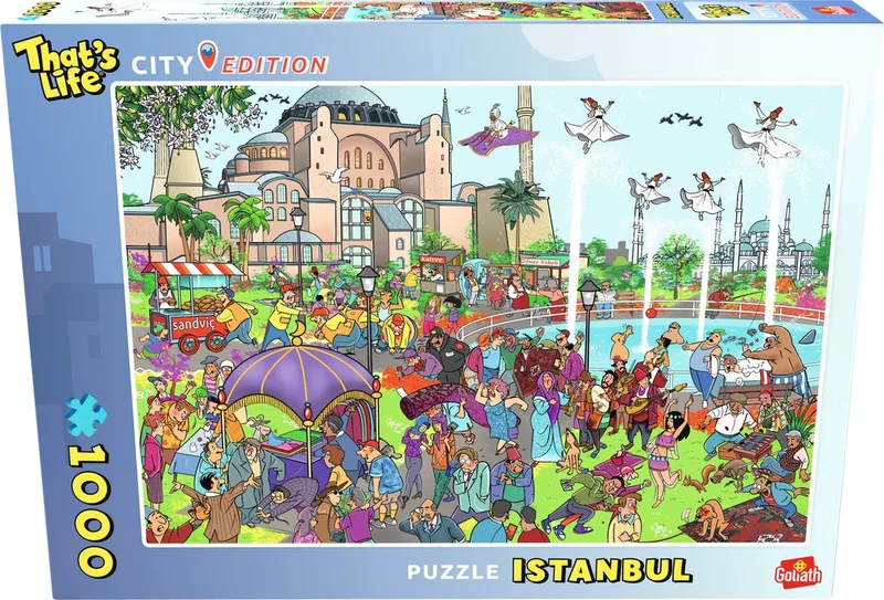 That's Life City Edition Istanbul - 1000 Puzzelstukjes - Legpuzzel (68x48cm) van Goliath, editie Meerkleurig – doos 1 van 2