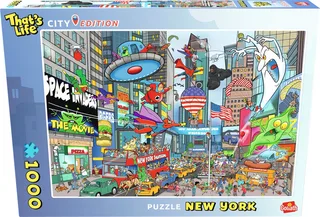 That's Life City Edition New York - 1000 Puzzelstukjes - Legpuzzel (68x48cm) van Goliath, editie Meerkleurig – doos 1 van 2