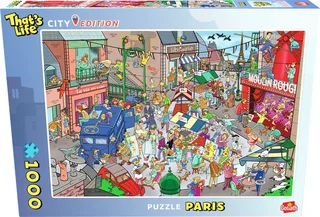 That's Life City Edition Parijs - 1000 Puzzelstukjes - Legpuzzel (68x48cm) van Goliath, editie Meerkleurig – doos 1 van 2