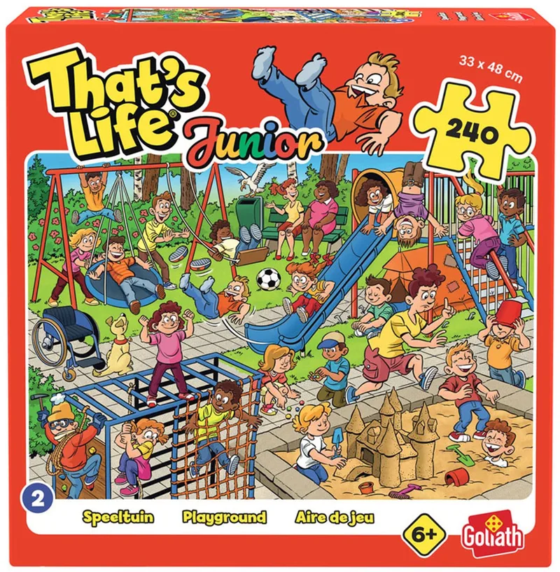 That's Life Junior | Nummer 2 | Speeltuin Puzzel | 240 stukjes | Vanaf 6 jaar from Goliath, Multicolour edition – box