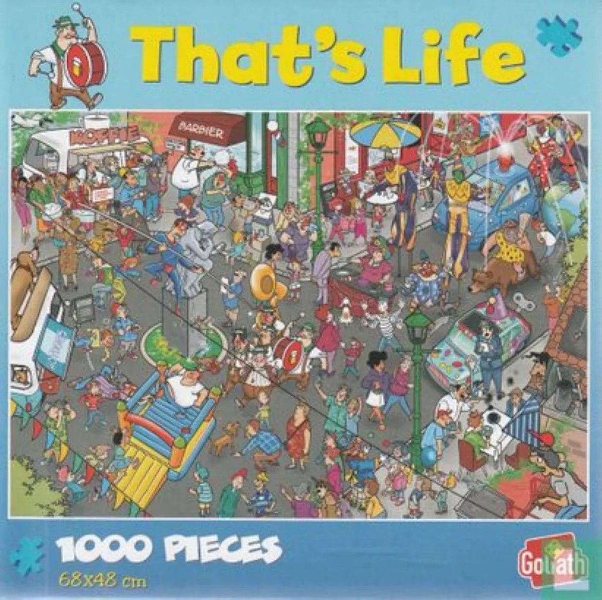 That's Life Puzzel - 931247 - 1000 stukjes - 68x48 cm von Goliath, Ausgabe Street Festival – Schachtel