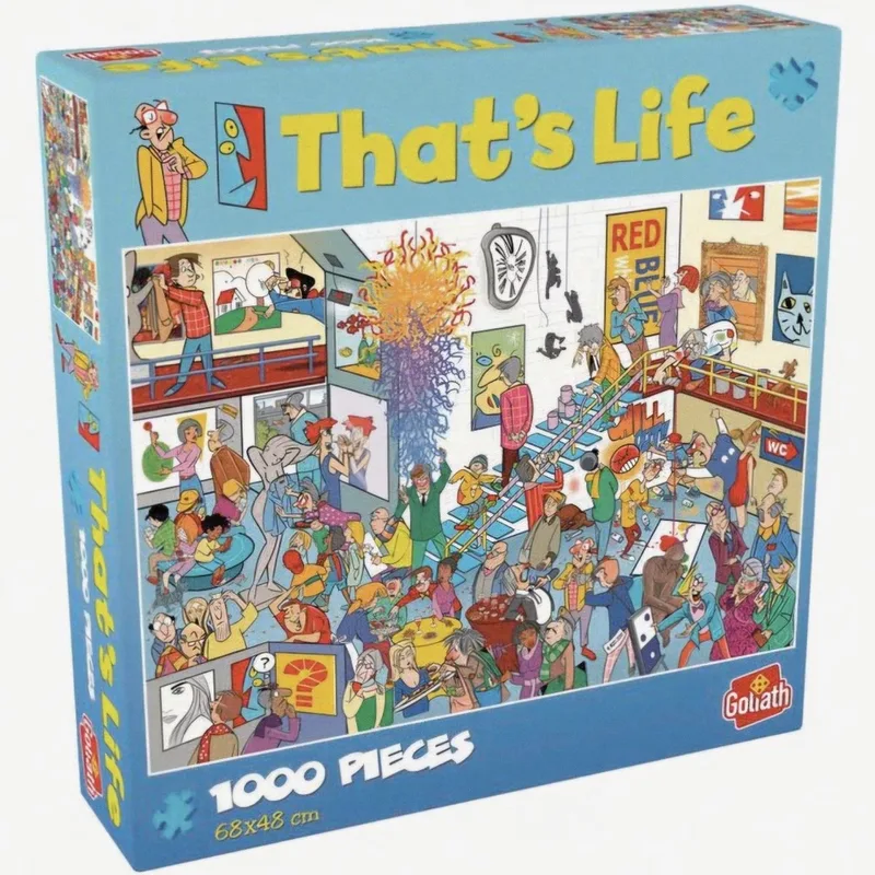 That's Life puzzel Art gallery 1000 stukjes van Goliath, editie Meerkleurig – doos