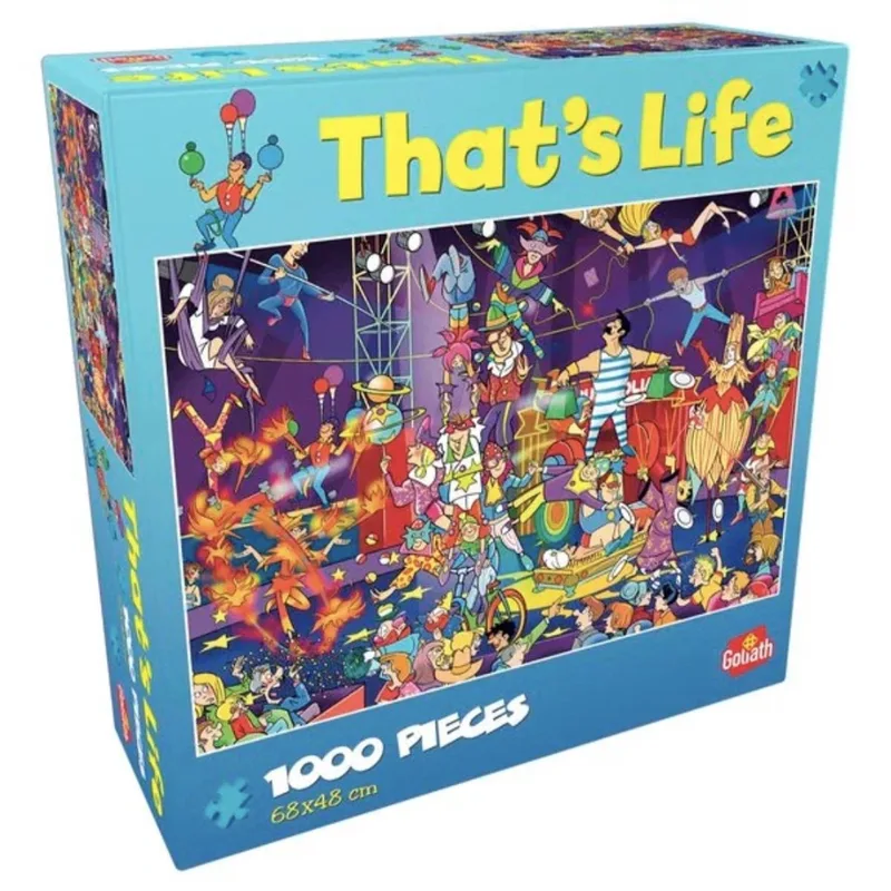 That's Life puzzel - Circus - 1000 stukjes - Legpuzzel from Goliath, Multicolour edition – box
