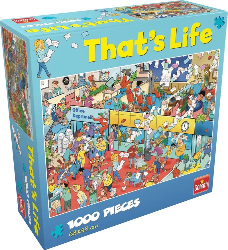 That's Life Puzzel - Puzzel 1000 stukjes von Goliath, Ausgabe Het Kantoor – Schachtel