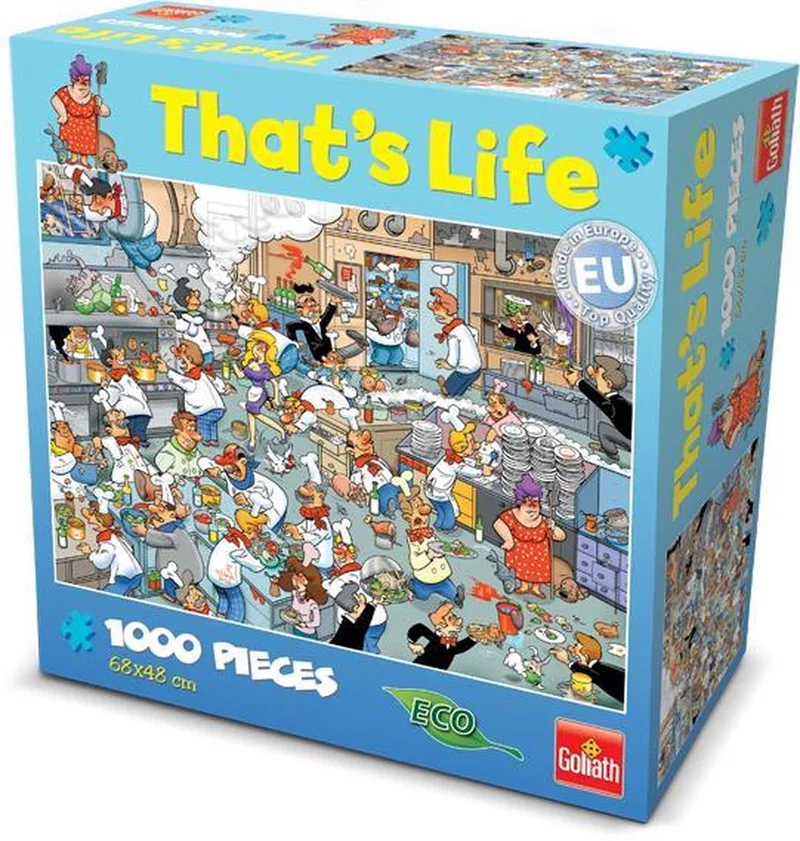 That's Life Puzzel - Puzzel 1000 stukjes från Goliath, utgåva Keuken – kartong