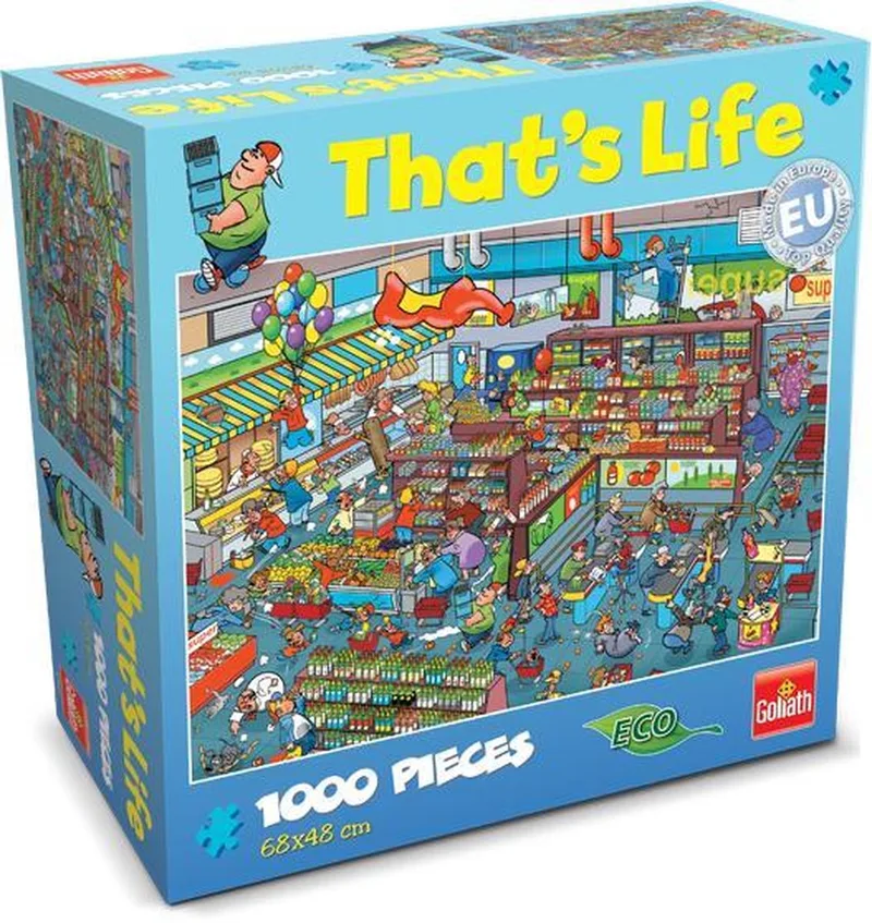 That's Life Puzzel - Puzzel 1000 stukjes von Goliath, Ausgabe Supermarkt – Schachtel