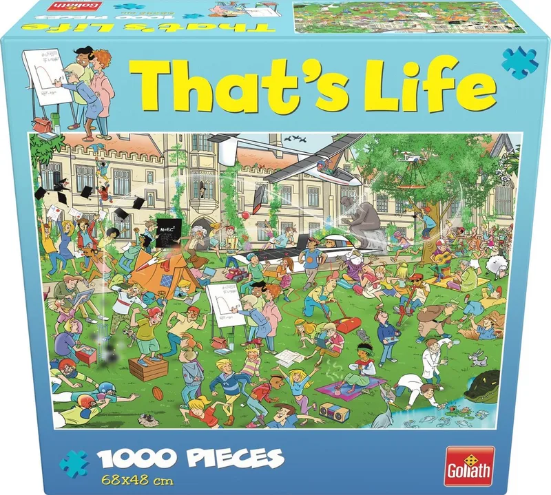 That's Life Puzzel - Puzzel 1000 stukjes van Goliath, editie Universiteit – doos