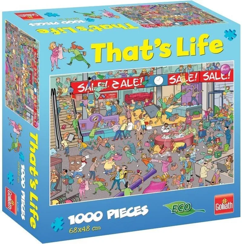 That's Life puzzel Sale 1000 stukjes pcs pieces 71417 from Goliath – box