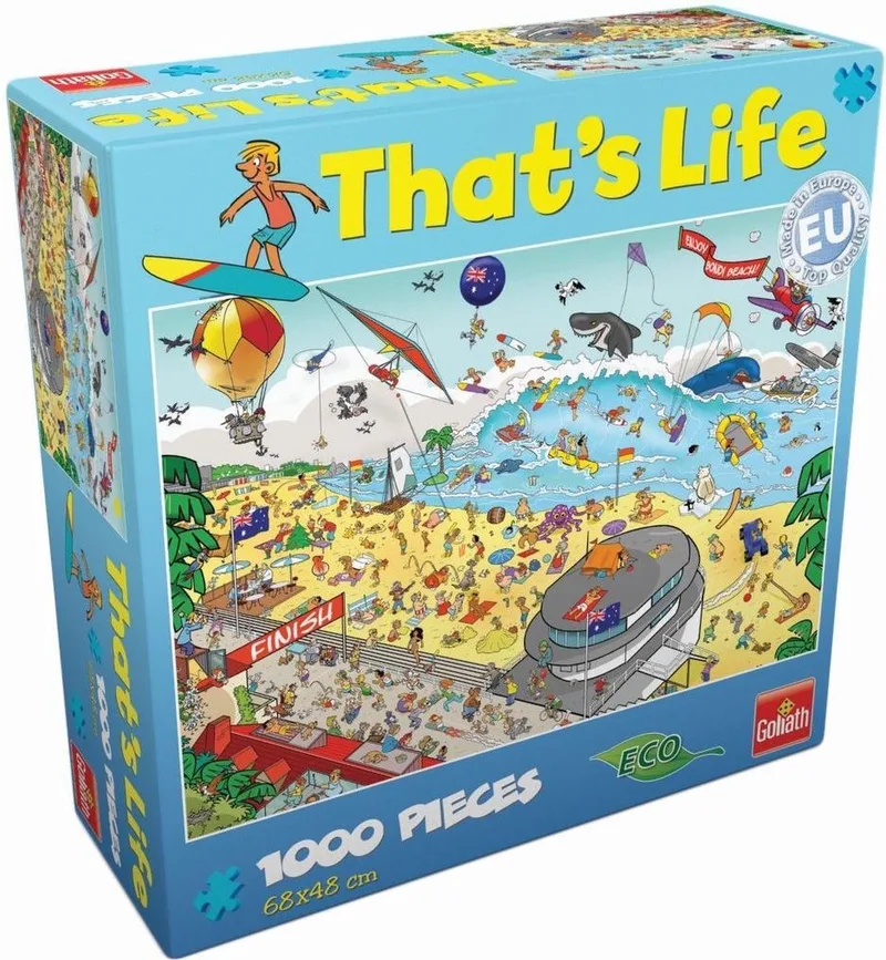 That's Life Puzzle Bondi van Goliath, editie Beach – doos
