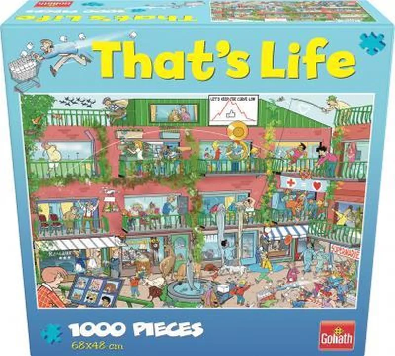 That's Life- Stay Safe - Legpuzzel- 1000 stukjes from Goliath, Multicolour edition – box