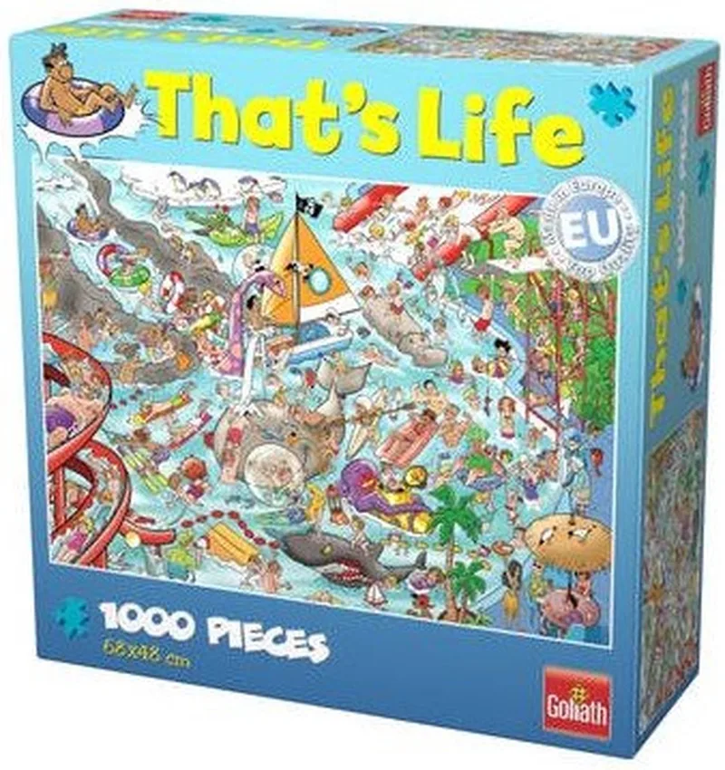 That's Life Water World puzzel- 1000 stukjes van Goliath, editie Meerkleurig – doos
