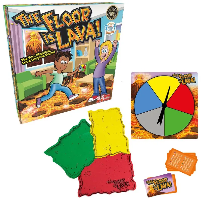 The Floor is Lava - Actiespel - Kinderspel (ML) von Goliath – Schachtel
