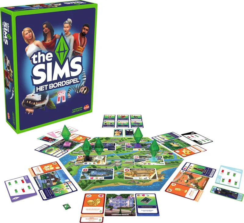 the Sims het Bordspel - Bordspel - Familiespel - Het bekende videospel voor op je keukentafel de Goliath – boîte