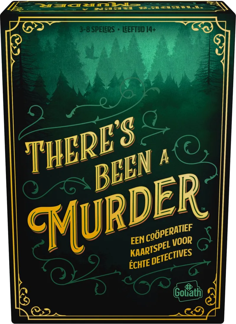 There's Been a Murder - Escape Game - Kaartspel from Goliath – box
